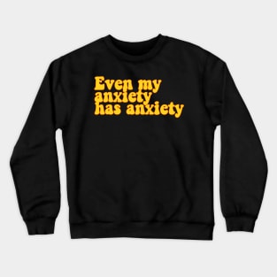 Relatable mood sticker design Crewneck Sweatshirt